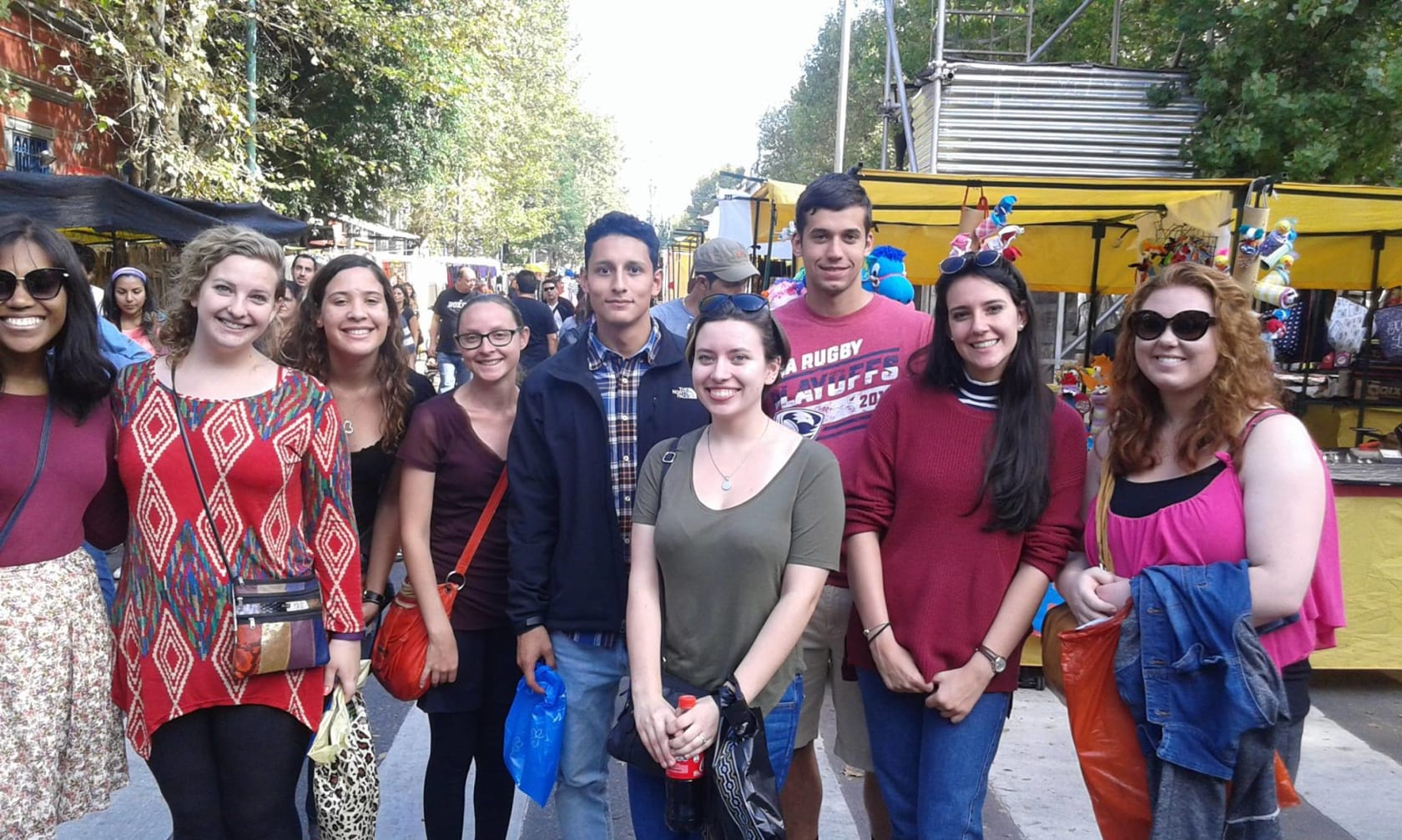 A group of students in Argentina.