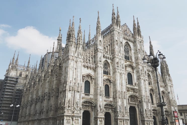 Milan Cathedral in Italy.