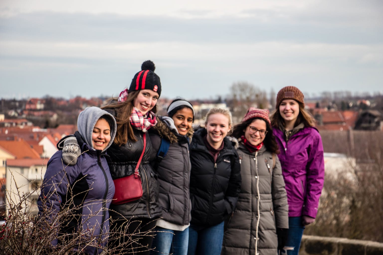 A group of students in Berlin.