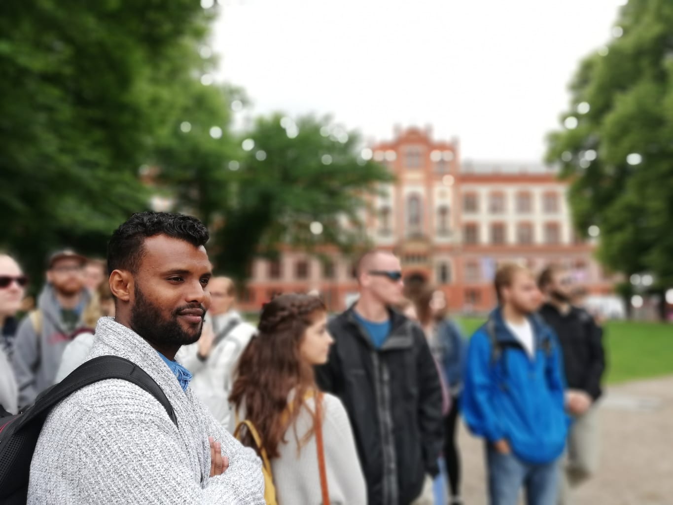 A group of students in Germany.