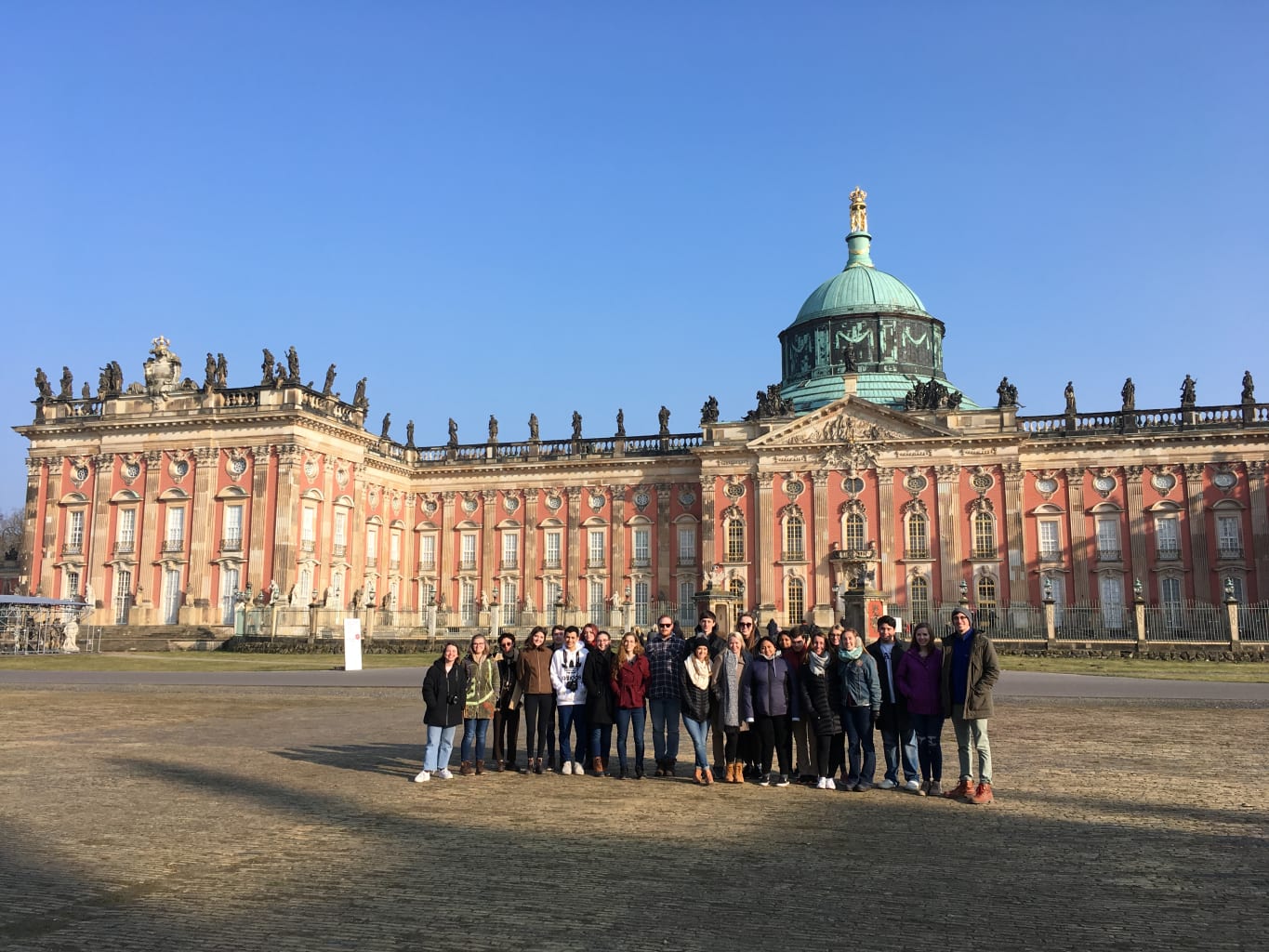 A group of students in Germany.