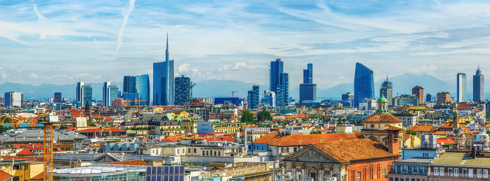 Milan, Italy, skyline.