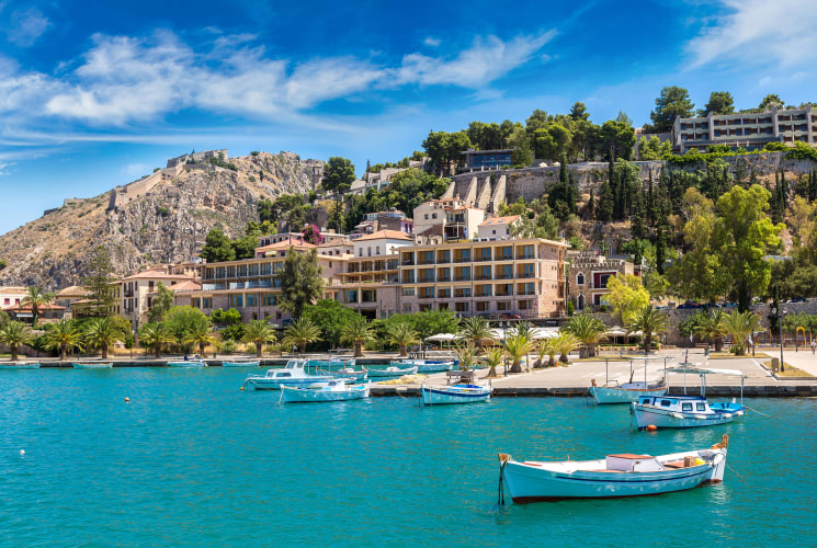 The coast of Nafplio.