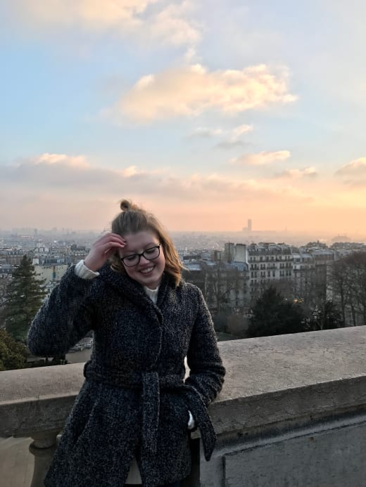 A student in Paris.