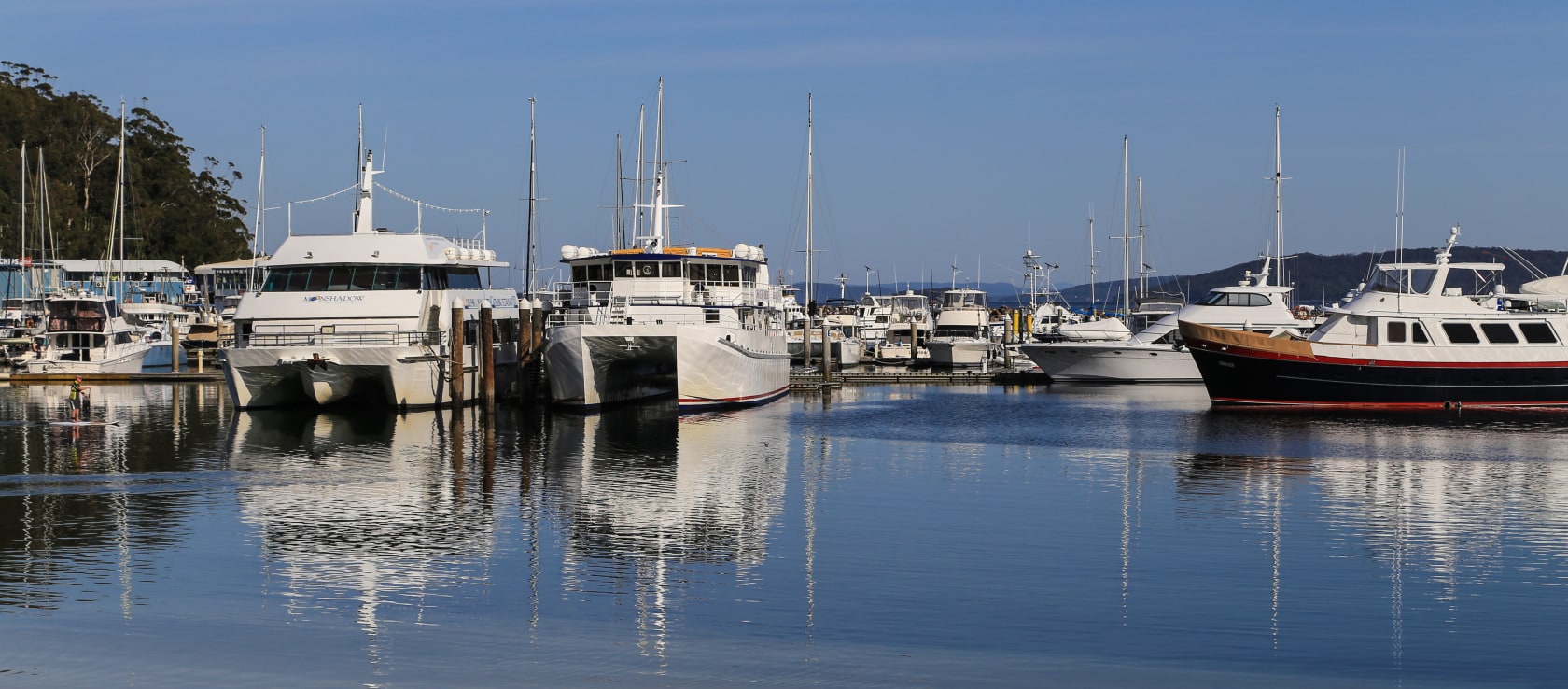 Boats at Port Stephens.