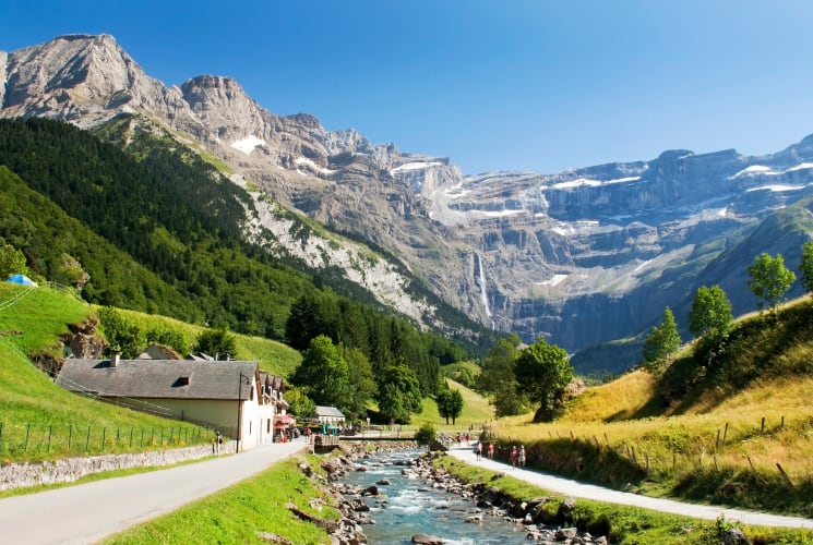 Pyrenees view.