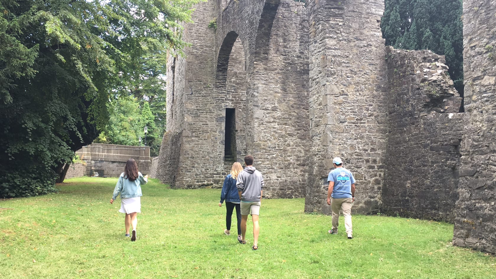 Students in Maynooth, Ireland.