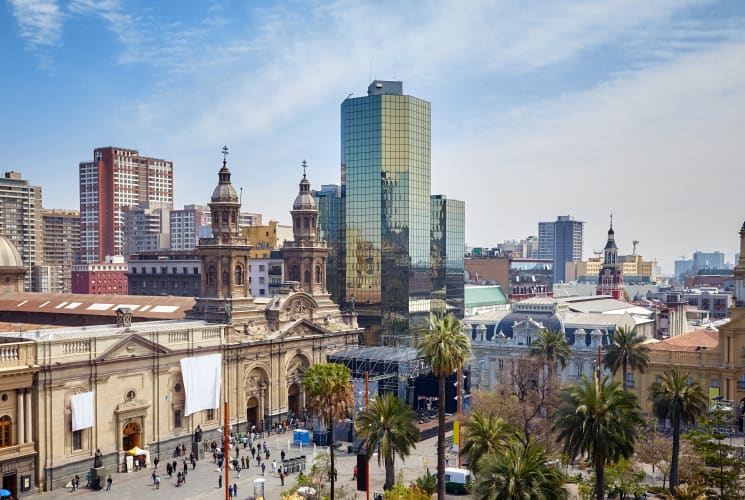 Buildings in Santiago.