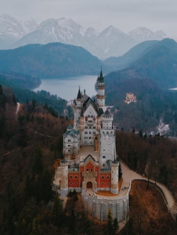 Neuschwanstein Castle in Germany.