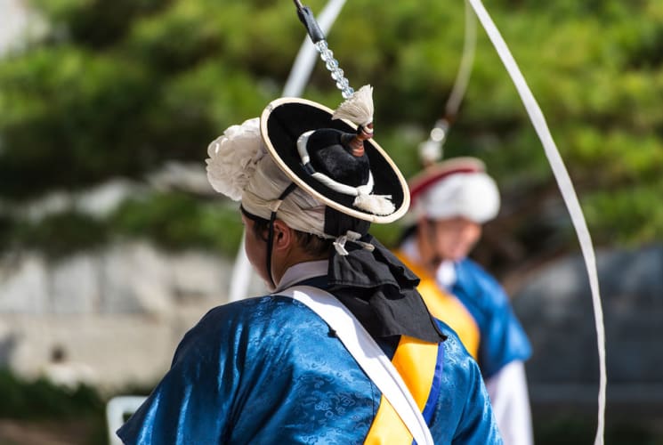 Folk village in South Korea.