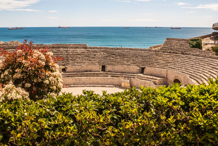 Roman ruins in Tarragona, Spain.