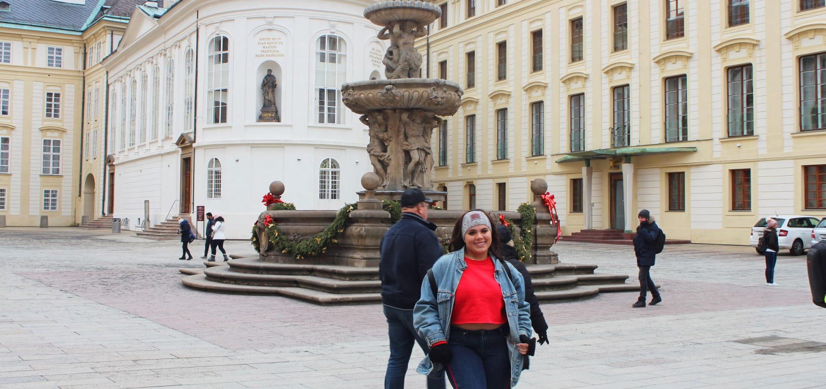 Girl smiling posing.