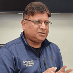 a headshot of Puneet Gupta, Amberflo CEO