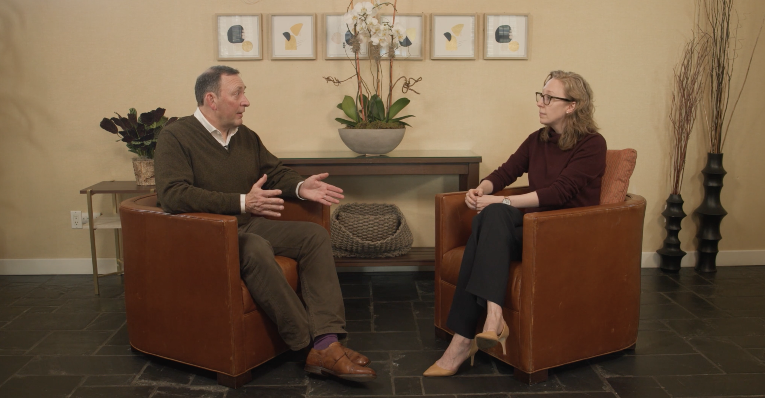 andrew dailey and jane koltsova sitting down to discuss order-to-cash