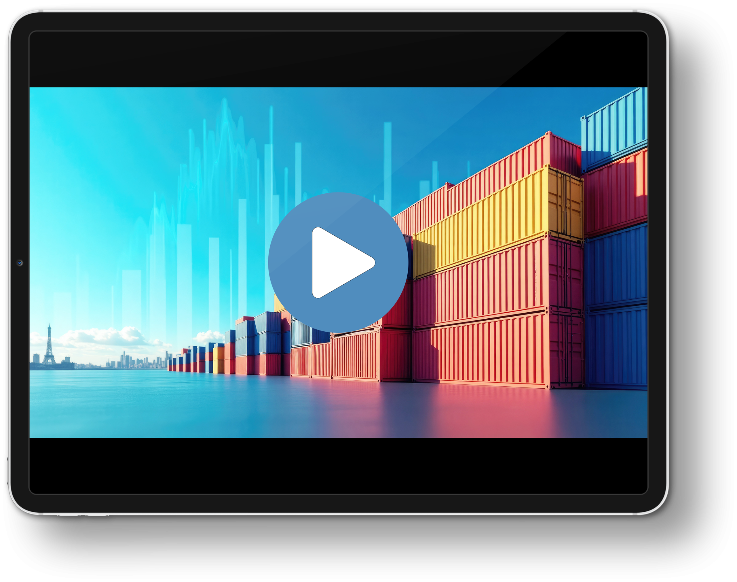 Tablet Mockup Economic Uncertainty Webinar